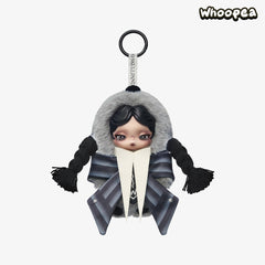 SKULLPANDA × Wednesday Plush (Nevermore Academy Uniform Version)