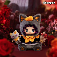 Pleasant Goat and Big Big Wolf x Lucky Emma Limited Edition Grey and Red Collaboration Plush Doll