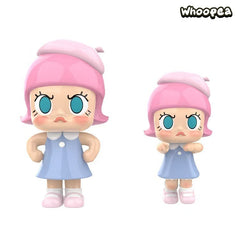 POP MART MOLLY 20th Anniversary Angry Molly Single Record Set "Re" Series Figure Hanging Card