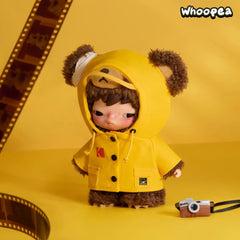 POP MART Hirono × Kodak Little Bear Vinyl Plush Pendant Hanging Card