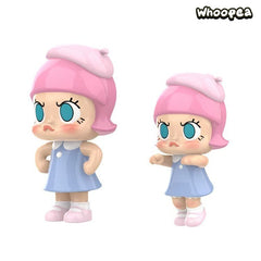 POP MART MOLLY 20th Anniversary Angry Molly Single Record Set "Re" Series Figure Hanging Card