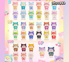 Meatball Cotton Fox Fairy Mini Beans Series PVC Figures, Blind Bag