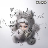 POP MART θ SKULLPANDA Punk Panda Plush Doll