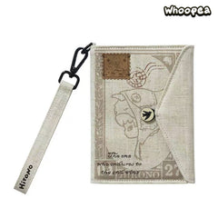 POP MART Hirono Mist-Walker Series Fabric Passport Holder