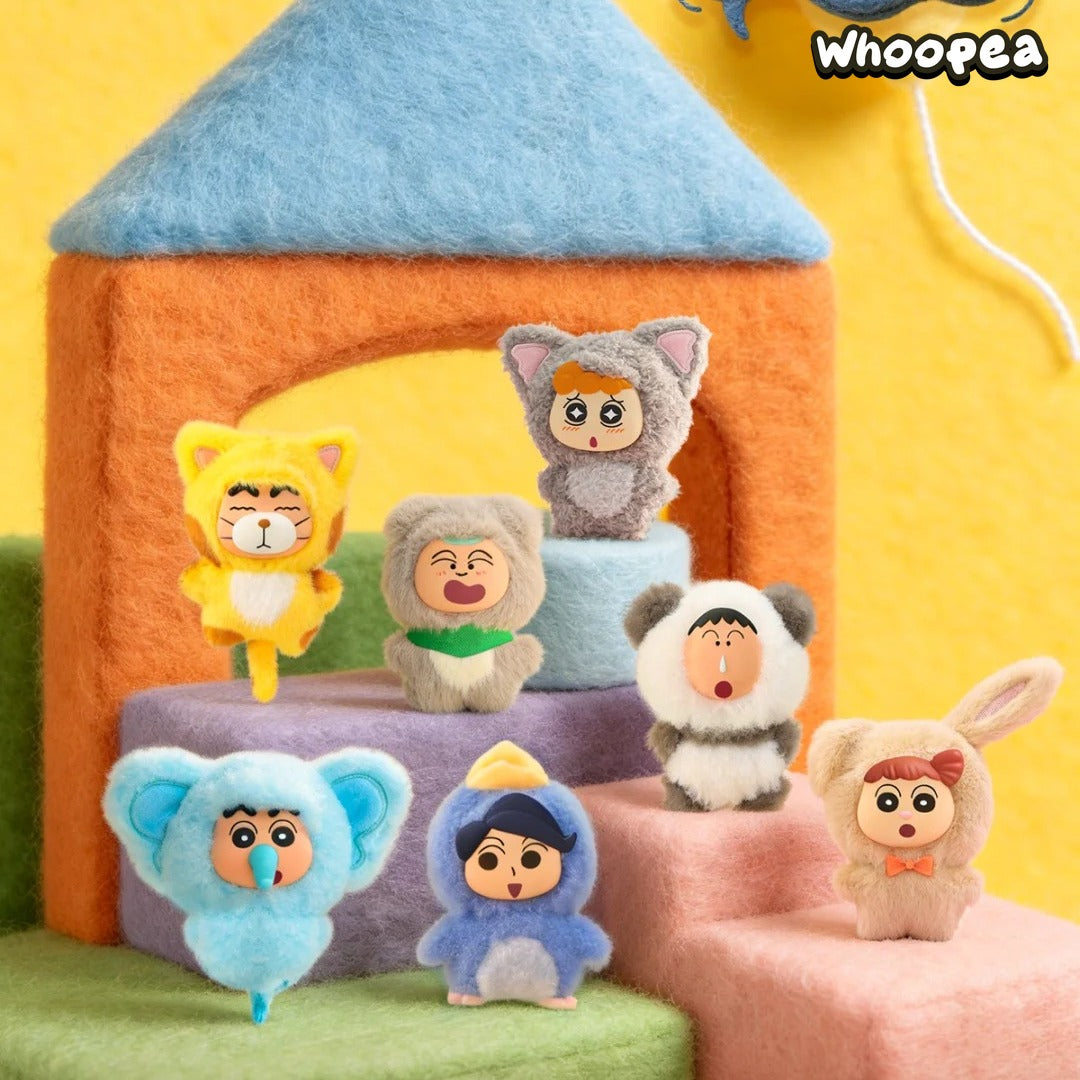 Crayon Shinchan Kasukabe Party Series Plush Pendant Blind Box