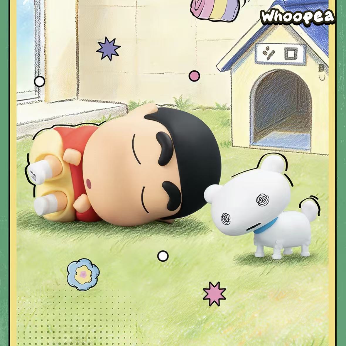 Crayon Shin-chan Retro Shiro Series Figure Blind Box