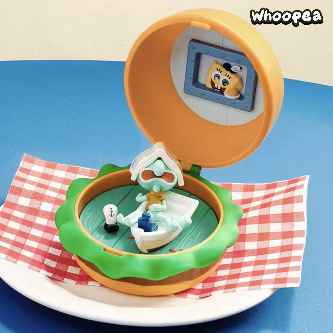 POPMART SpongeBob Krabby Patty Hot Sale Series Blind Box