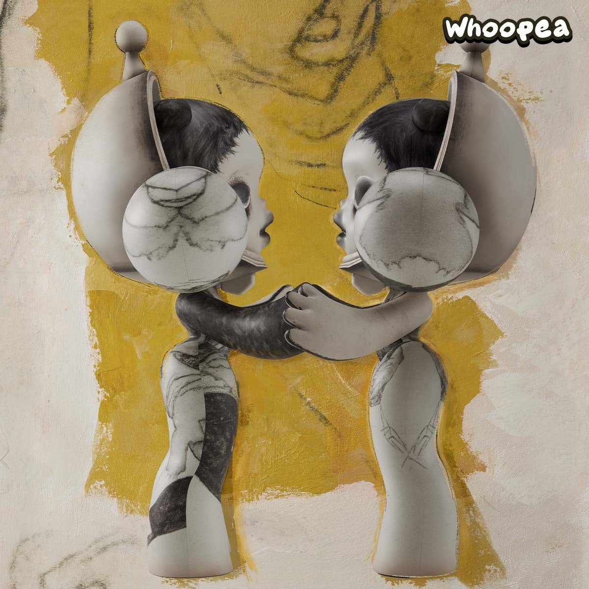 MEGA α SKULLPANDA 400% & 1000% Egon Schiele