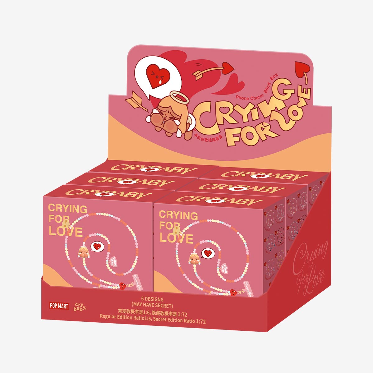 CRYBABY Crying For Love Series-Phone Charm Blind Box