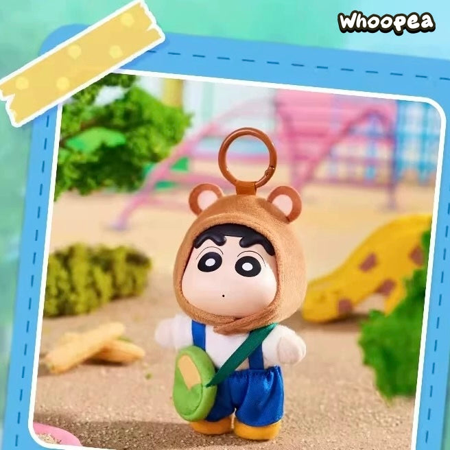 Crayon Shin-chan Cute Outfit Travel Series Plush Pendant Blind Box