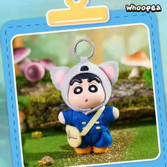 Crayon Shin-chan Cute Outfit Travel Series Plush Pendant Blind Box