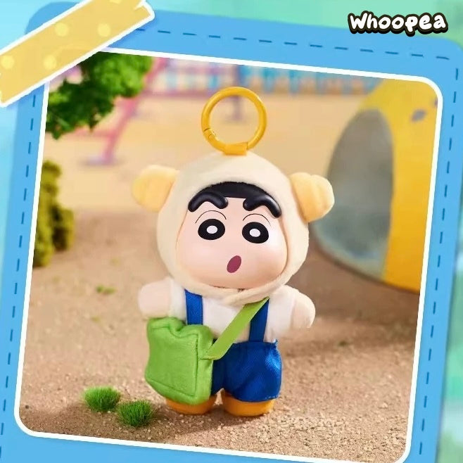 Crayon Shin-chan Cute Outfit Travel Series Plush Pendant Blind Box