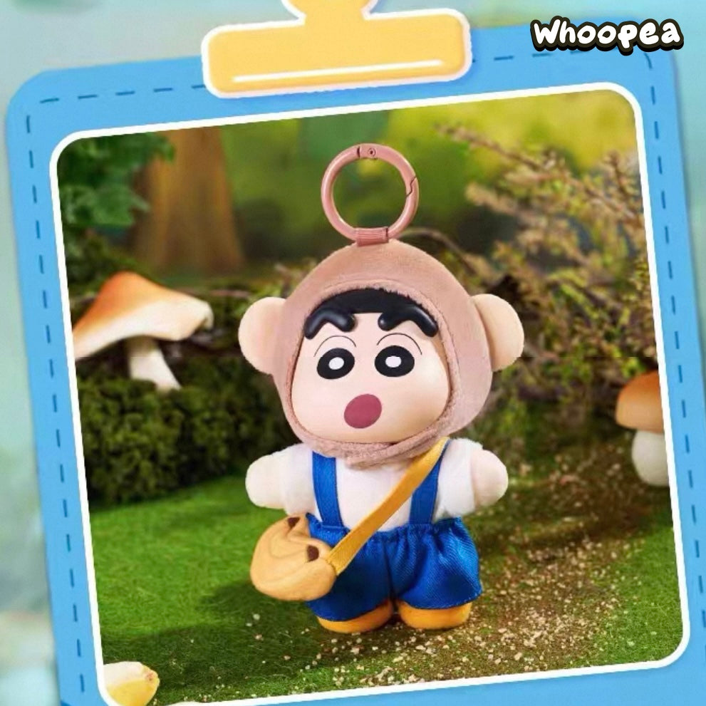 Crayon Shin-chan Cute Outfit Travel Series Plush Pendant Blind Box