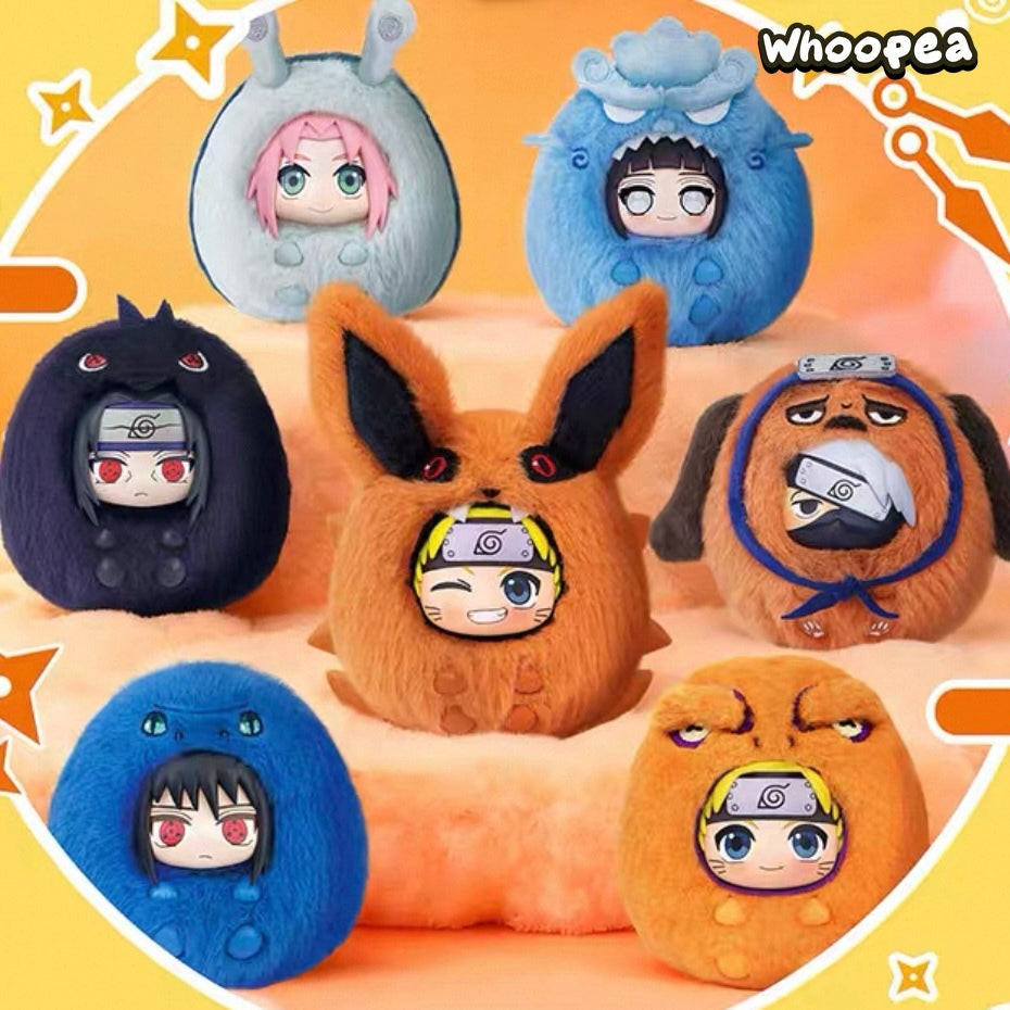 Naruto Shippuden Fluffy Series Plush Pendant Blind Box