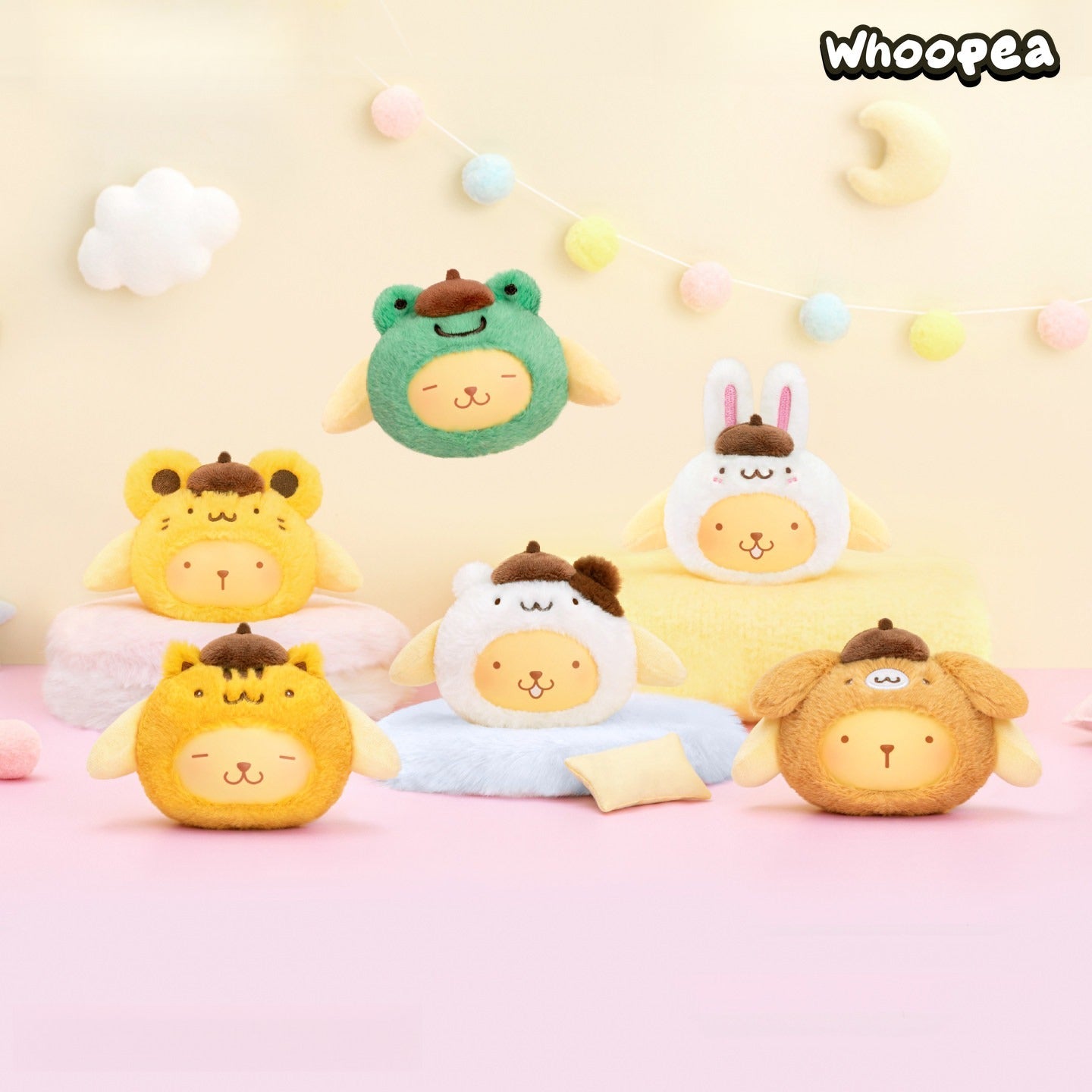 SANRI0 Pompompurin Good Friends Series Plush Pendant Blind Box