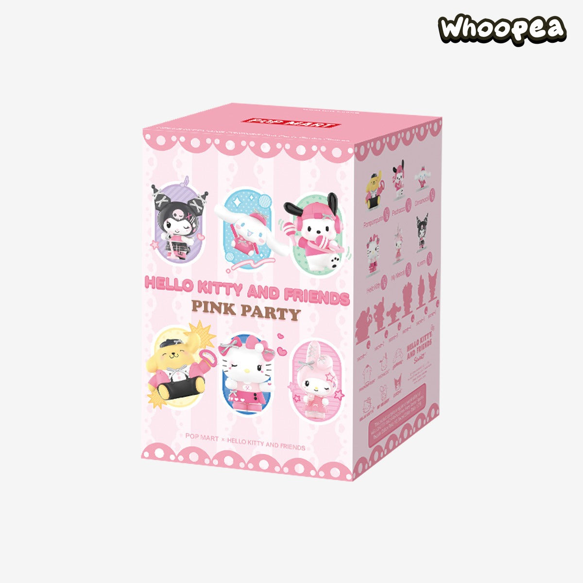 POP MART SANRI0 HK AND FRIENDS Pink Party Series Figures Blind Box