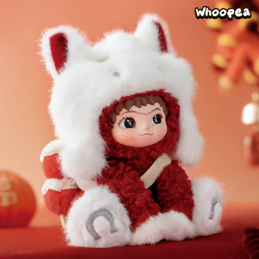 WAKUKU Snowy Lucky Hooves Series Plush New Year Limited Edition Hanging Card