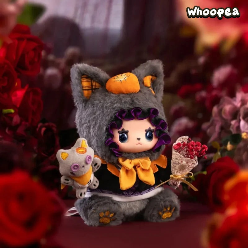 Pleasant Goat and Big Big Wolf x Lucky Emma Limited Edition Grey and Red Collaboration Plush Doll