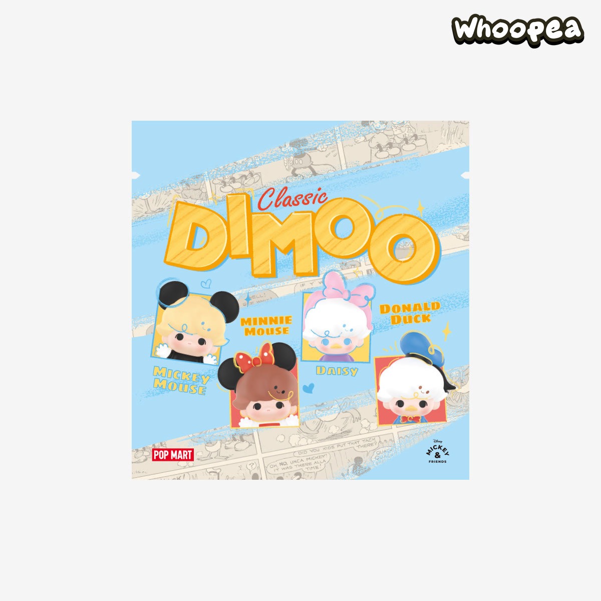 POP BEAN DIMOO WORLD × DSN Classic Series (3Pcs Per Pack)