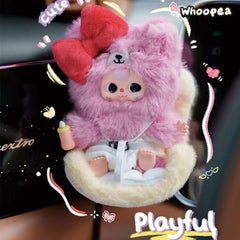 Baby Three Vehicle Mounted Baby Series Plush Dolls, Blind Box
