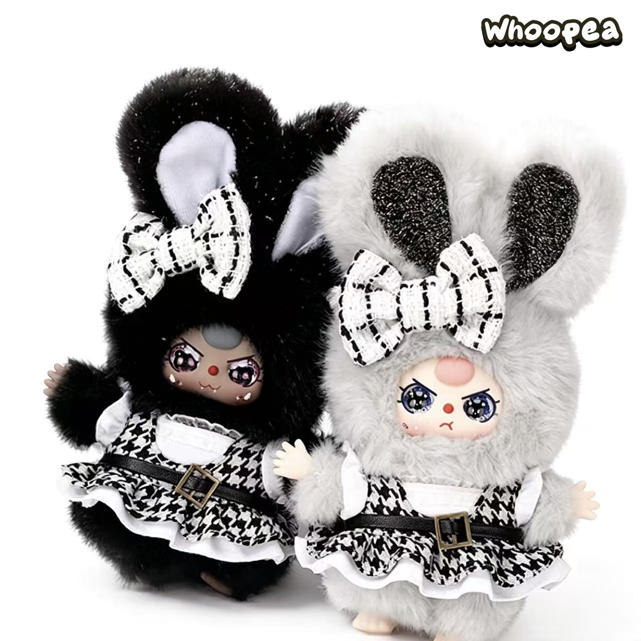 Baby Three Absolute Black White Series Plush Pendant Blind Box
