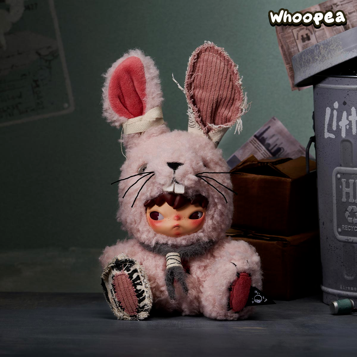 POP MART Hirono Little Hare Plush Doll Pendant
