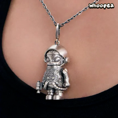 POPOP Jewelry Space Molly Vintage Silver Knuckle Necklace