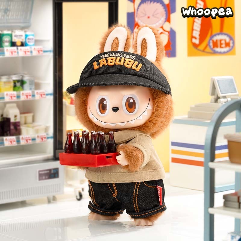 THE MONSTERS Labubu Wacky Mart Series Plush, Hanging Card