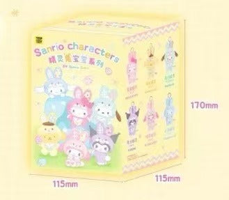 SANRI0 Characters Elf Bunny Baby Series Plush Dolls, Blind Box