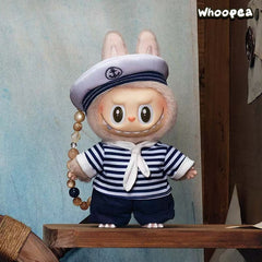 POP MART The Monsters De Vliegende LABUBU Series Sailor Vinyl Plush Hanging Card, POP LAND Exclusive