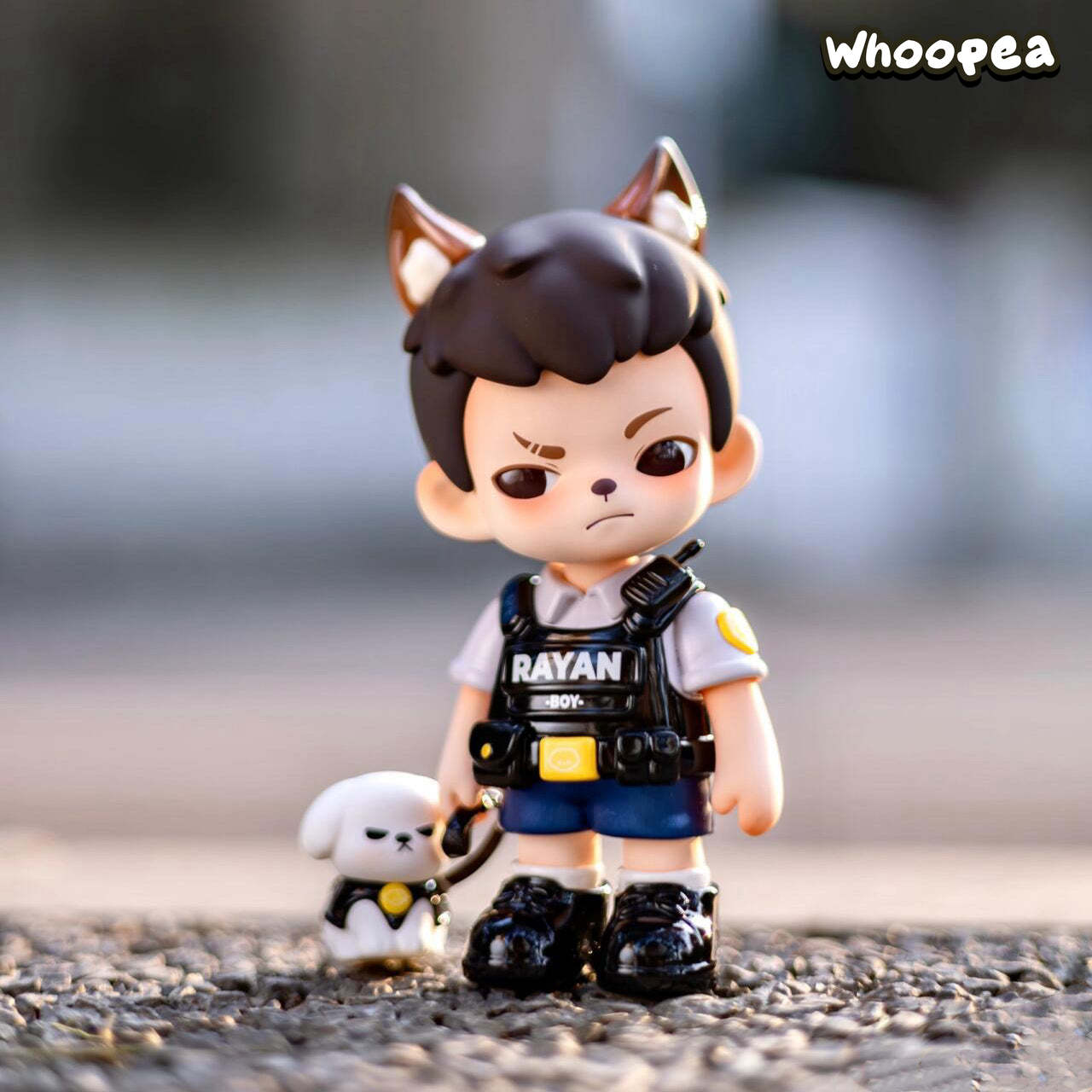 Rayan Wolf Warriors PVC Figure, Hanging Card