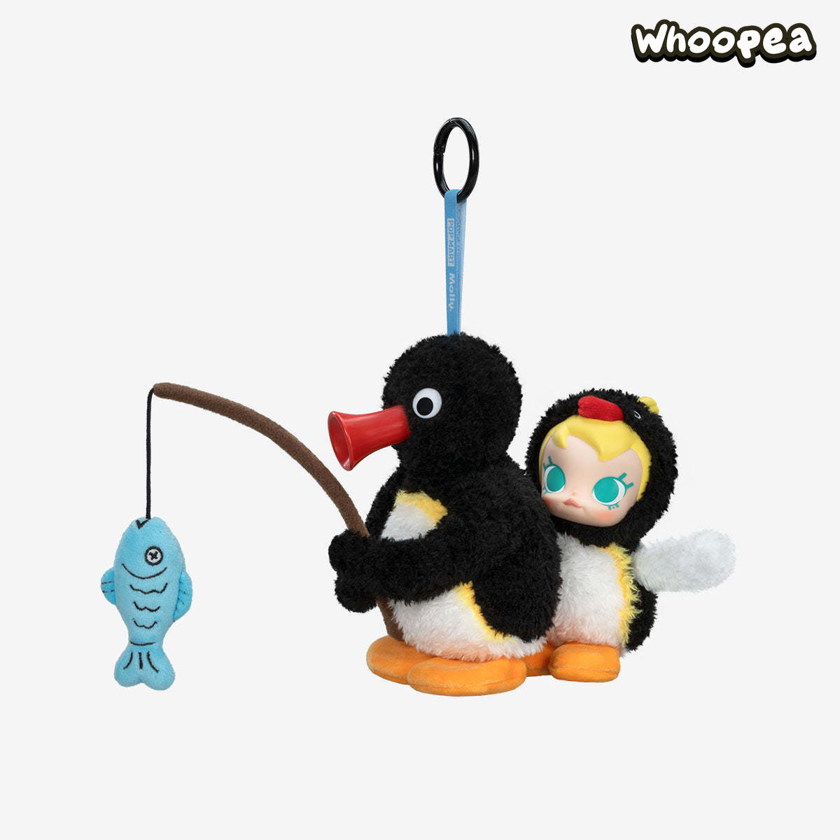 Baby Molly × Pingu Happy Fishing Series-Vinyl Plush Pendant Blind Box