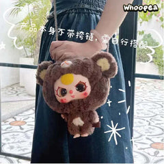 Baby Three - Big Head Baby Zipper Bag Plush Dolls, Blind Box