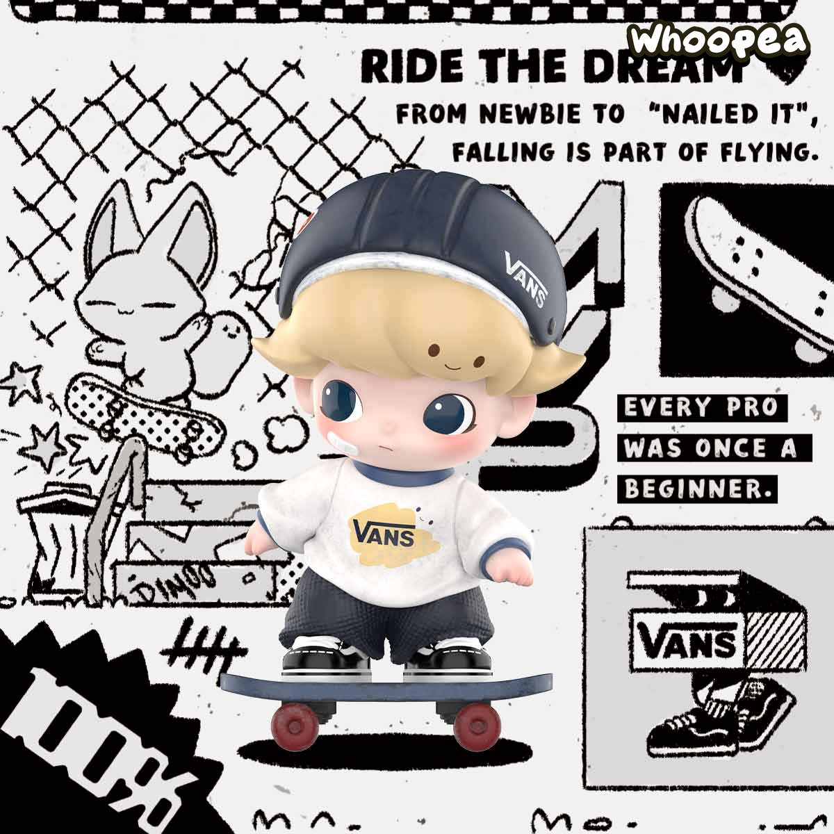 POP MART DIMOO WORLD × VANS Ride The Dream Figure