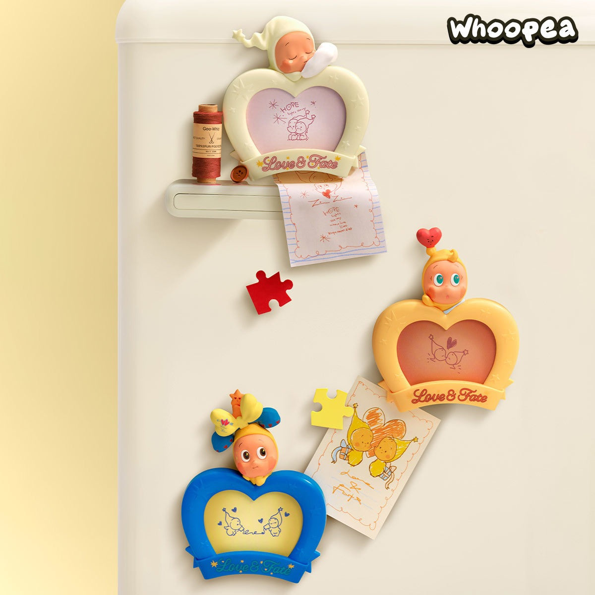 POP MART Twinkle Twinkle Crush On You Series Photo Frame Fridge Magnet Blind Box