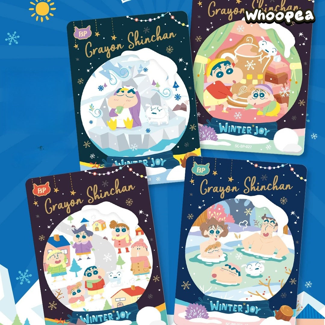 Crayon Shin-chan Winter Joy V5 Series Trading Card Blind Box