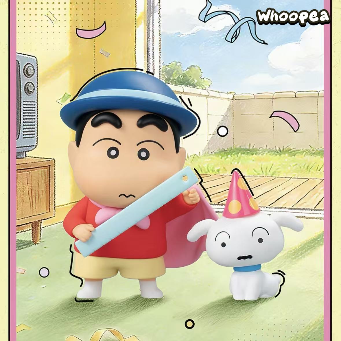 Crayon Shin-chan Retro Shiro Series Figure Blind Box