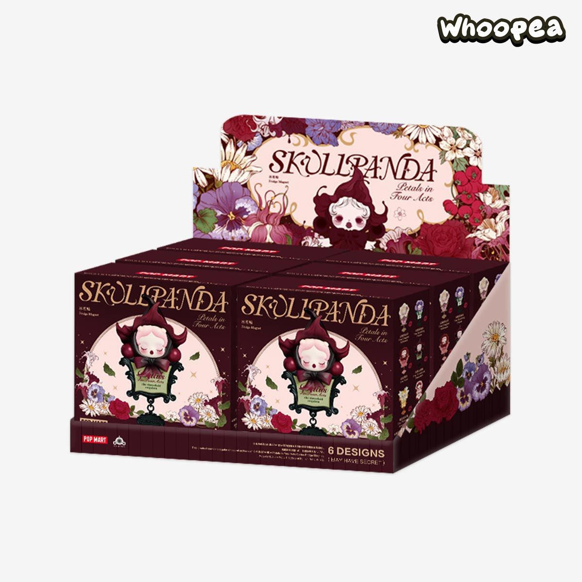 POP MART SKULLPANDA Petals in Four Acts Series Fridge Magnet Blind Box