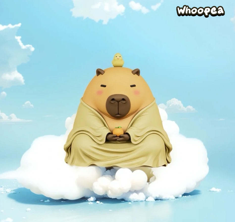 Luck Moai Capybara Series Figures, Blind Box