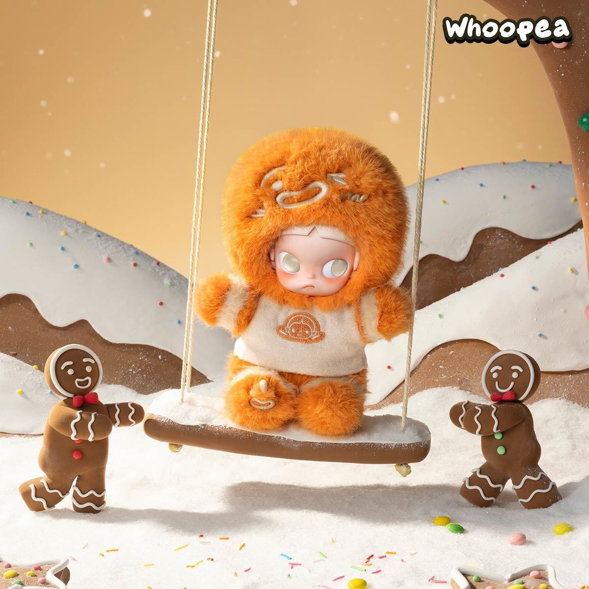 POP MART Zsiga Gingerbread Man 1/8 Action Figure