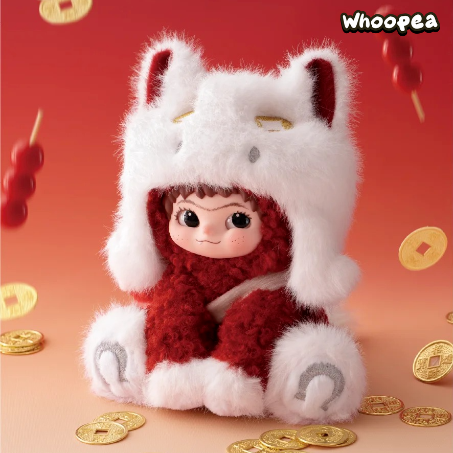 WAKUKU Snowy Lucky Hooves Series Plush New Year Limited Edition Hanging Card