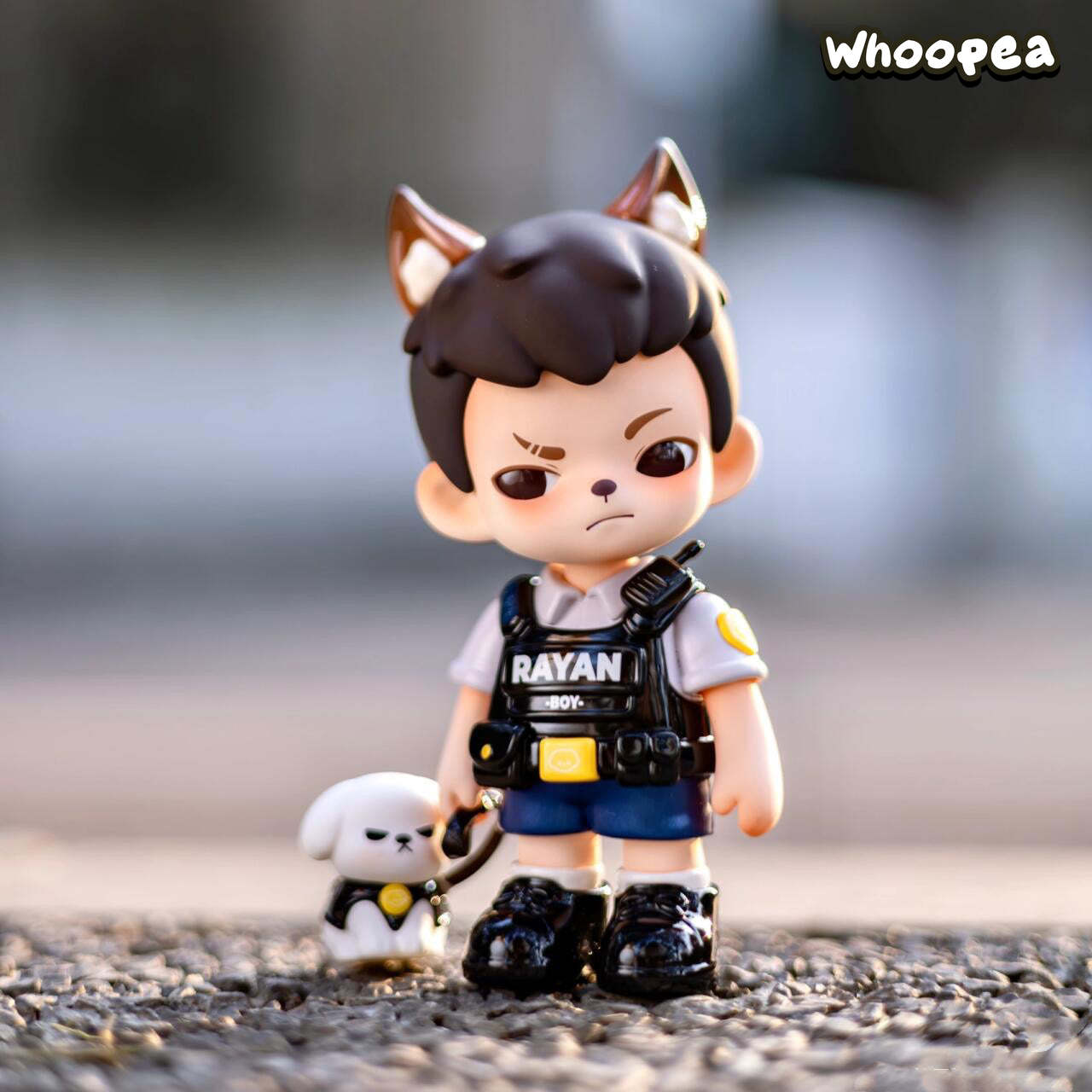 Rayan Wolf Warriors PVC Figure, Hanging Card