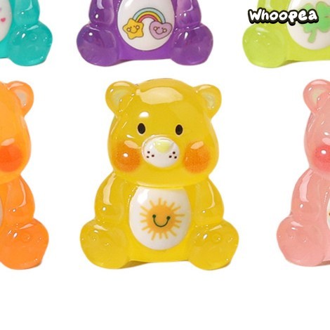 Luminous Care Bear Collection, Mini Figures, 8 colors