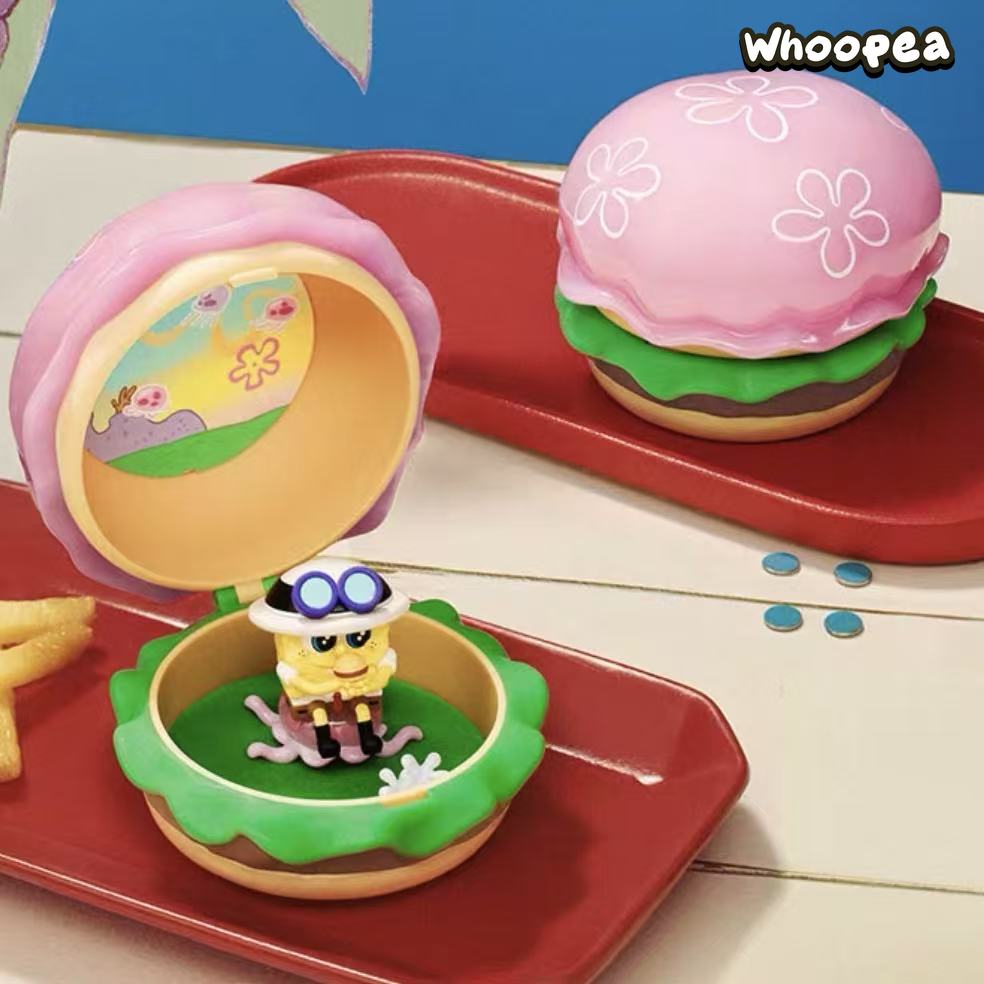 POPMART SpongeBob Krabby Patty Hot Sale Series Blind Box