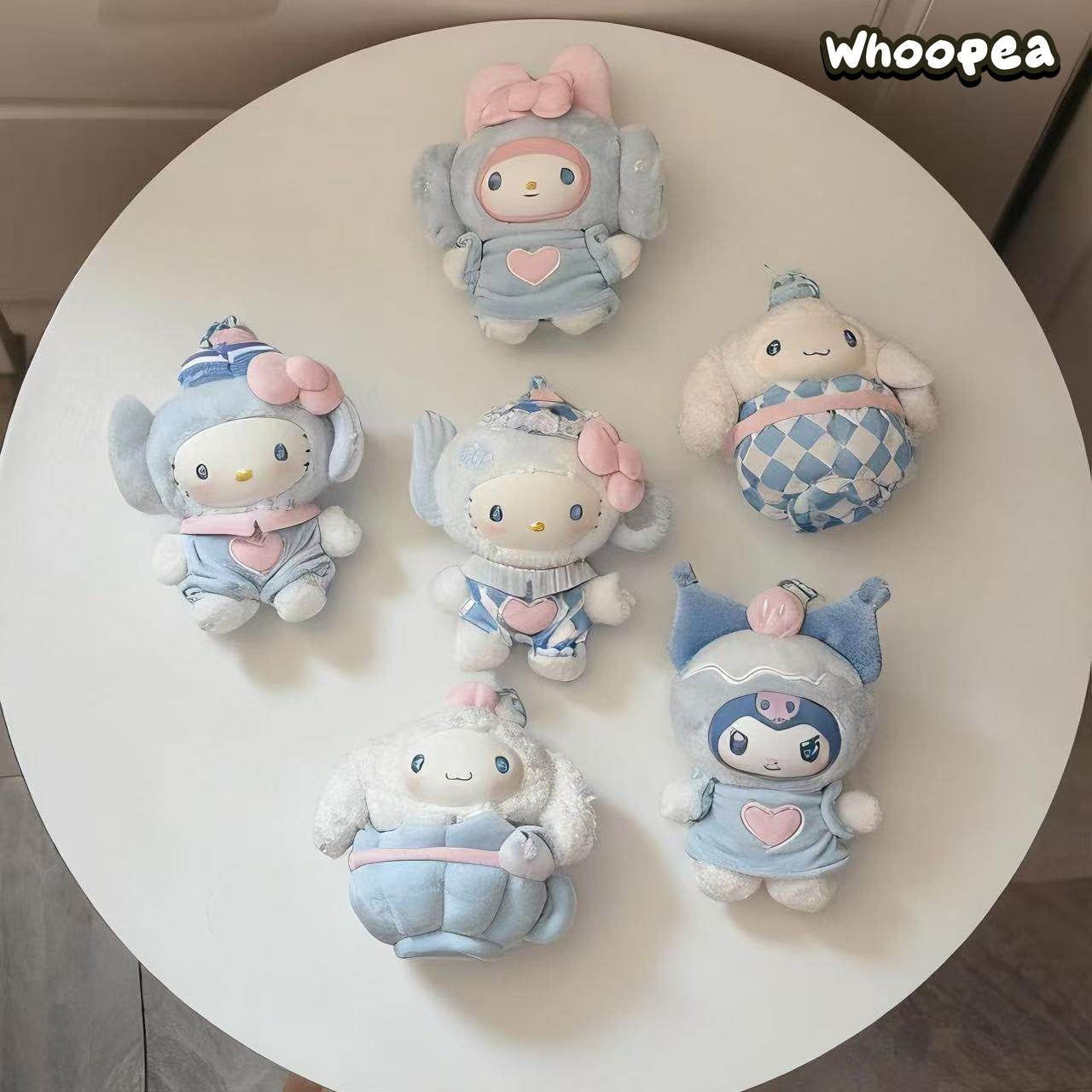 MINISO SANRI0 Characters Blue Flutter Series Plush Relaxing Toy Blind Box