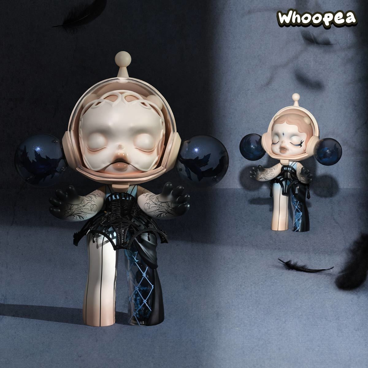 POP MART MEGA α SKULLPANDA 1000% /400%Guo Pei Alternate Universe