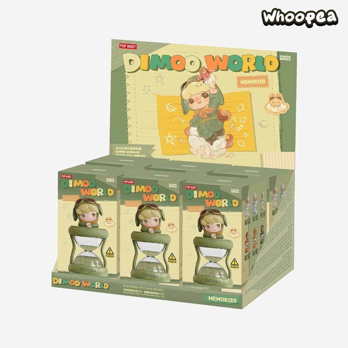DIMOO Memories We Hold Series-Glowing Hourglass Crystal Ball Blind Box