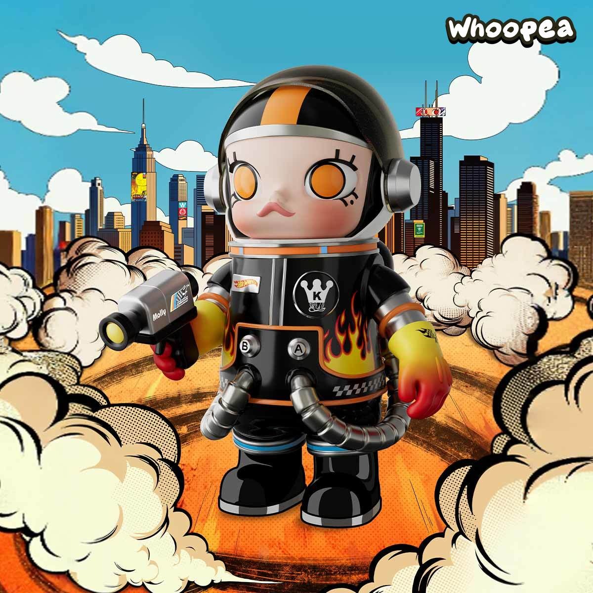 POP MART MEGA SPACE MOLLY 400% HOT WHEELS Series Figure