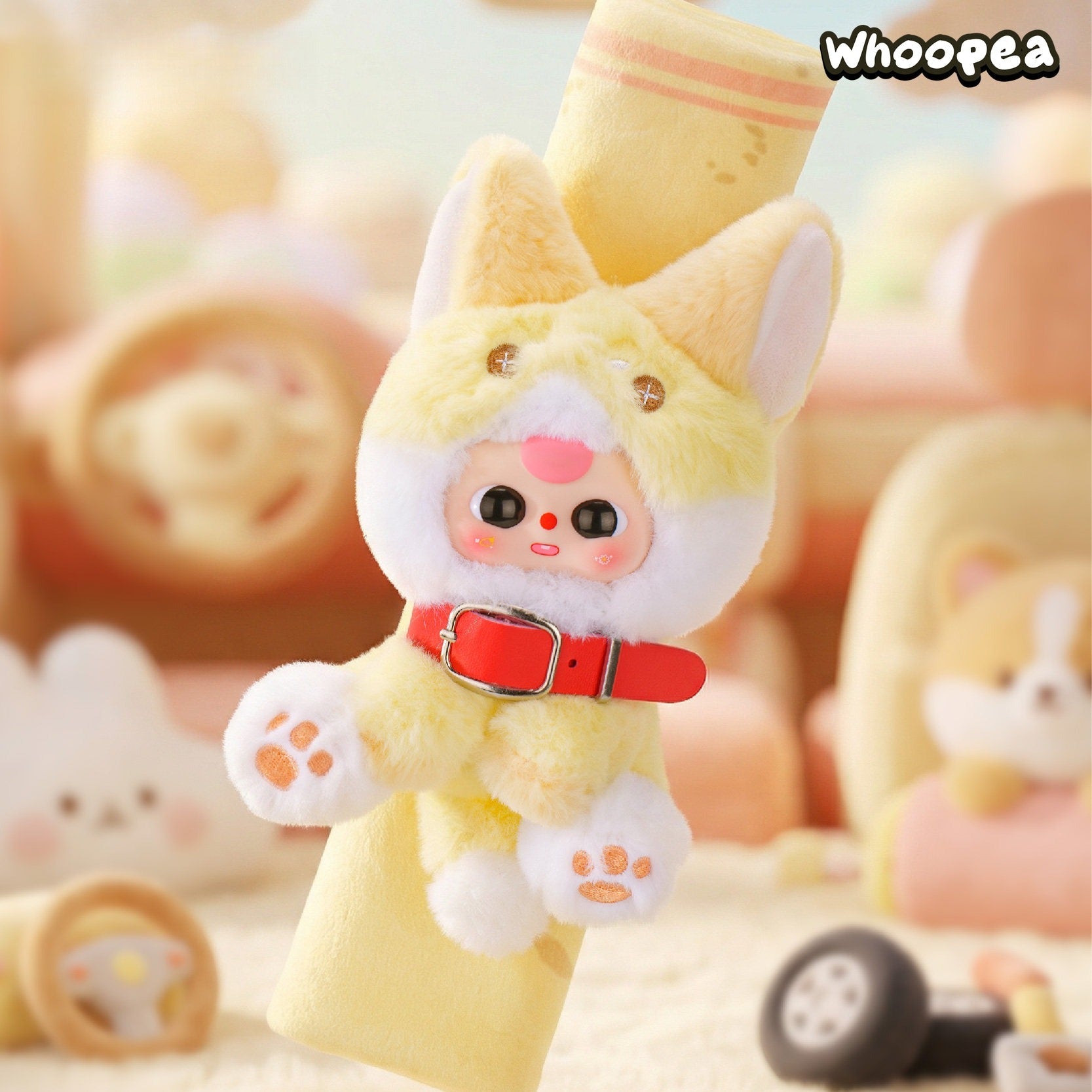 Baby Three Series Car Seat Belt Plush Shoulder Pad Blind Box