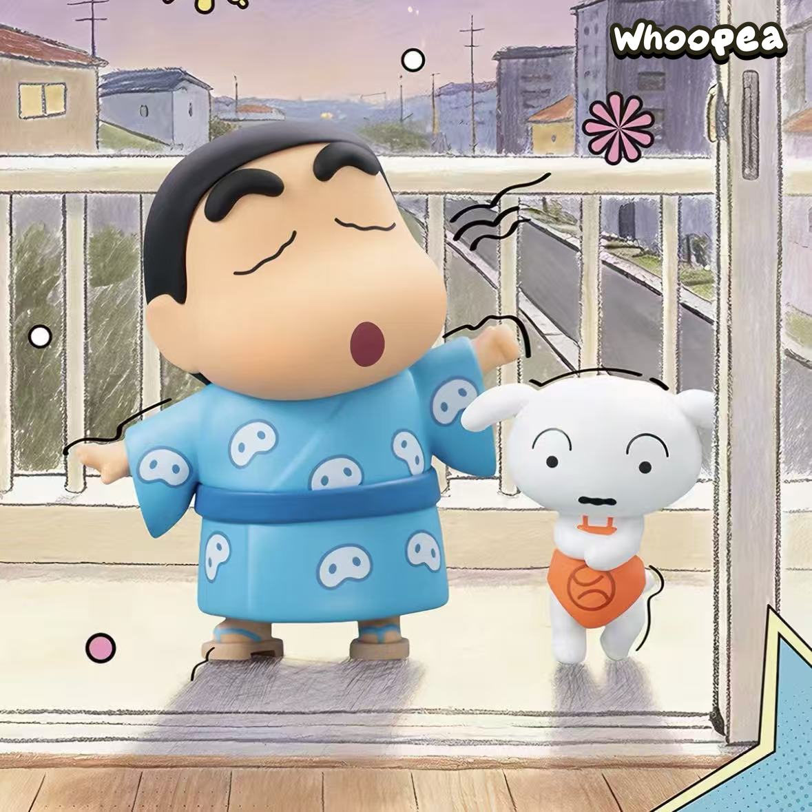 Crayon Shin-chan Retro Shiro Series Figure Blind Box